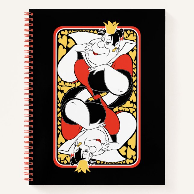 The Queen of Hearts | Deck of Cards Notebook (Front)