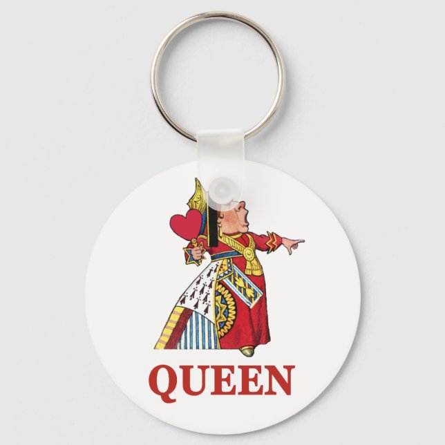 THE QUEEN OF HEARTS KEYCHAIN (Front)