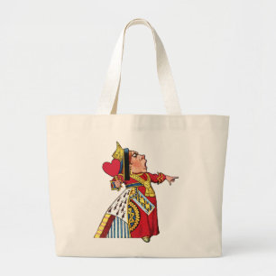 THE QUEEN OF HEARTS LARGE TOTE BAG