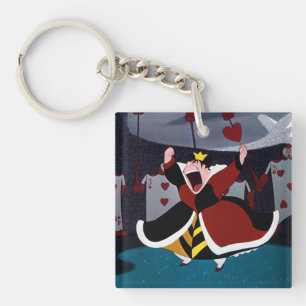 The Queen of Hearts   Mid Shout Keychain