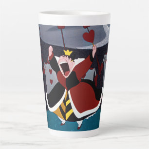 The Queen of Hearts   Mid Shout Latte Mug