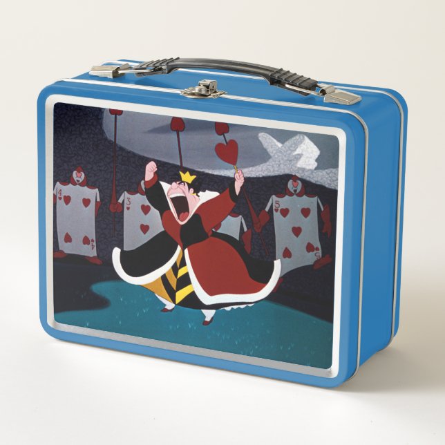 The Queen of Hearts | Mid Shout Metal Lunch Box (Front)