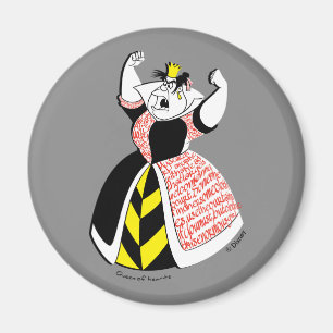 The Queen of Hearts   Skirt Text Design Magnet