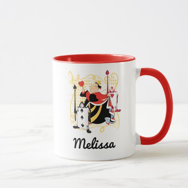 The Queen of Hearts | The Queen's Card Soldiers Mug (Right)
