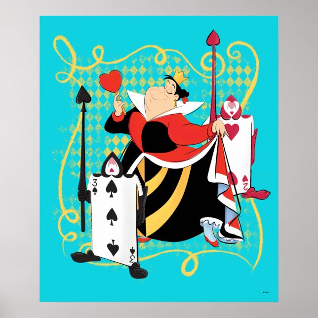 The Queen of Hearts | The Queen's Card Soldiers Poster (Front)