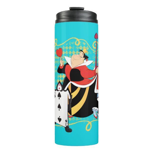 The Queen of Hearts | The Queen's Card Soldiers Thermal Tumbler (Front)