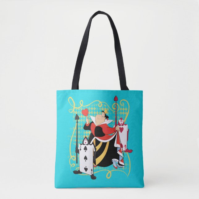 The Queen of Hearts | The Queen's Card Soldiers Tote Bag (Front)