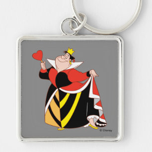 The Queen of Hearts   With A Small Step & A Smile Keychain