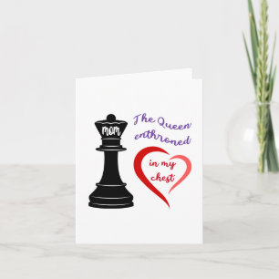 The Queen of My Heart Card
