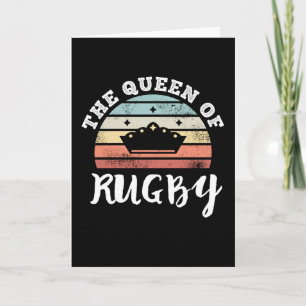 The Queen of Rugby Mother's Day Gifts Card