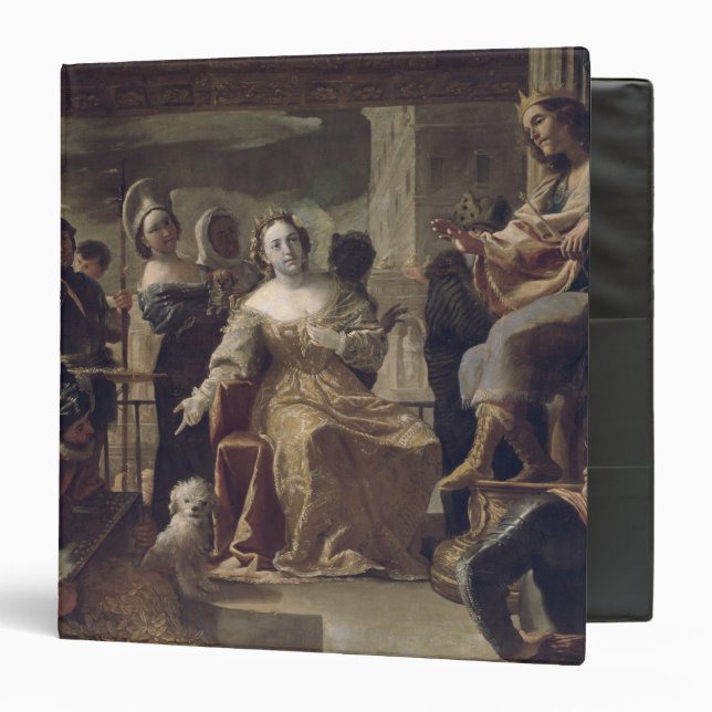 The Queen of Sheba before Solomon Binder (Front/Inside)
