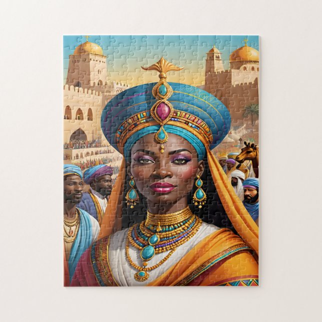 The Queen of Sheba Christian Art Puzzle (Vertical)