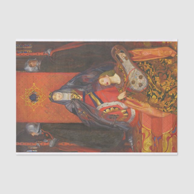 The Queen of Spades by Byam Shaw Tissue Paper (Front)