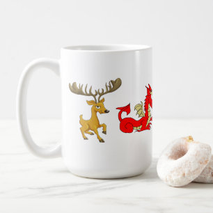 The Queen’s Cartoon Beasts Coffee Mug