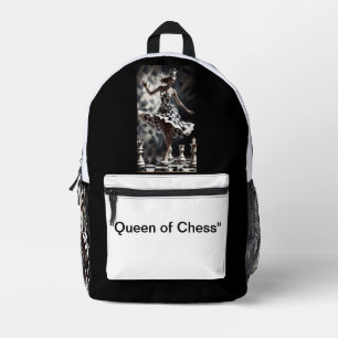 "The Queen’s Gambit: Chess Fantasy Backpack" Printed Backpack