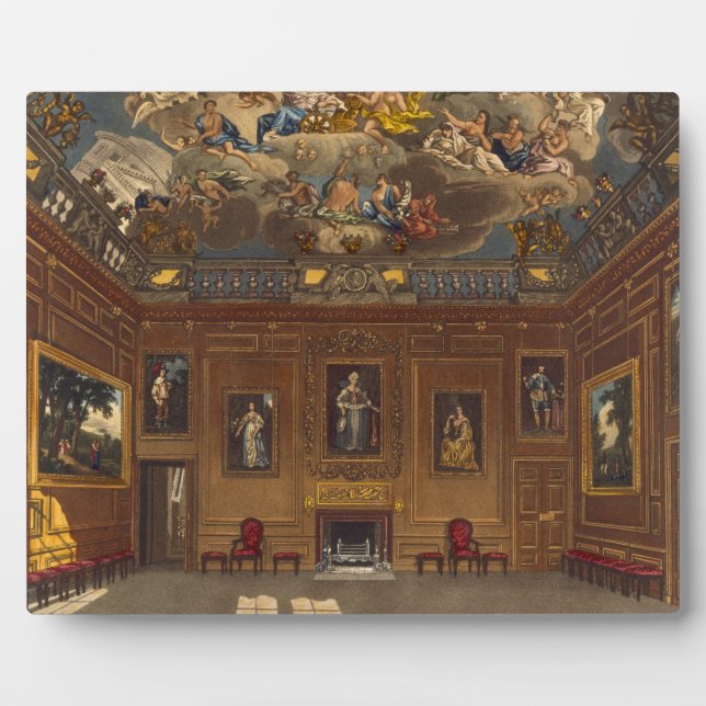 The Queen's Audience Chamber, Windsor Castle, from Plaque (Front)