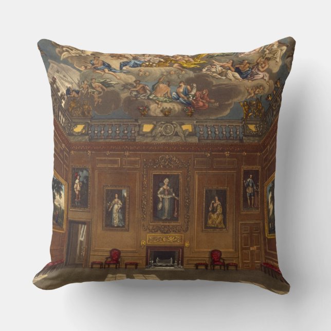 The Queen's Audience Chamber, Windsor Castle, from Throw Pillow (Front)