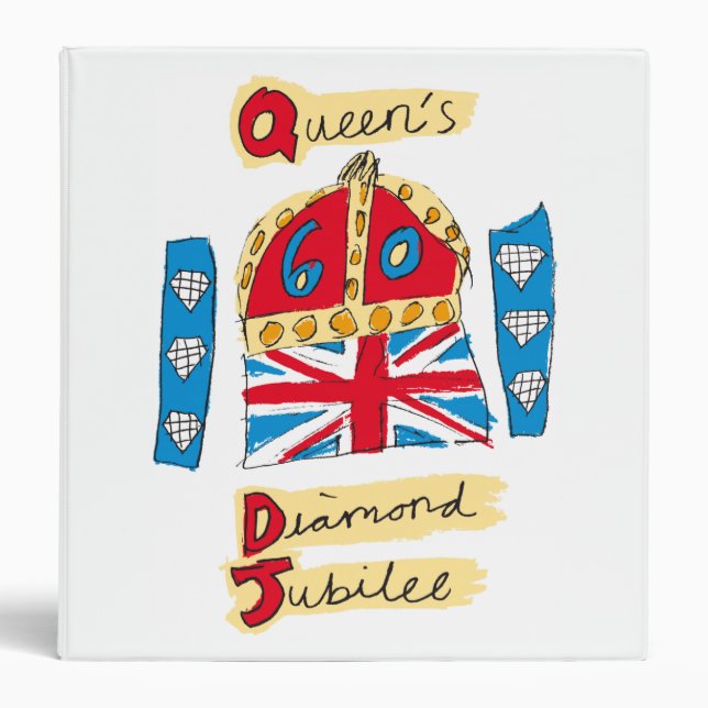 The Queen's Diamond Jubilee Emblem Binder (Front)