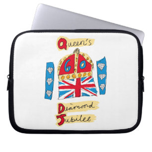 The Queen's Diamond Jubilee Emblem Laptop Sleeve