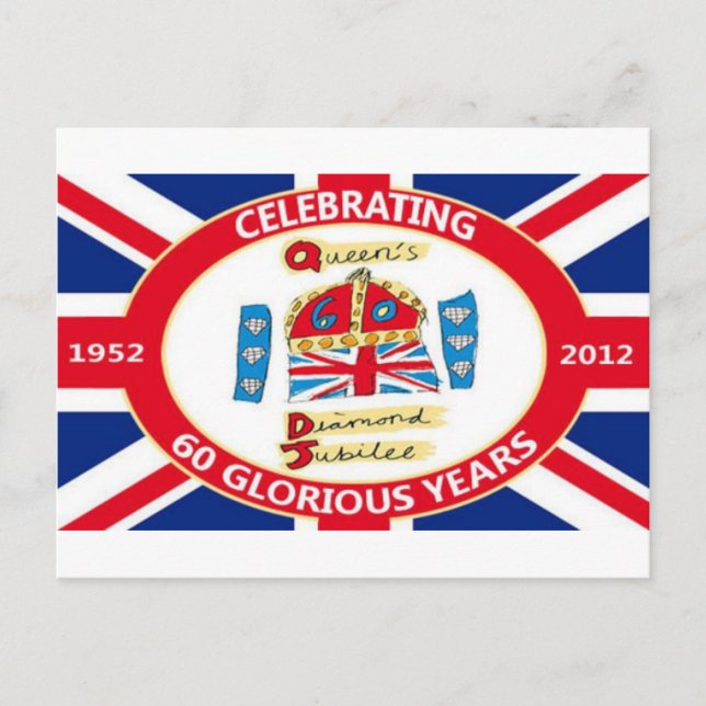 The Queen's Diamond Jubilee Postcard (Front)