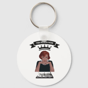 The Queen's Gambit Keychain