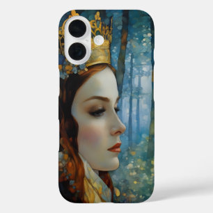 The Queen's Lost Heart Fairytale Portrait iPhone 16 Case