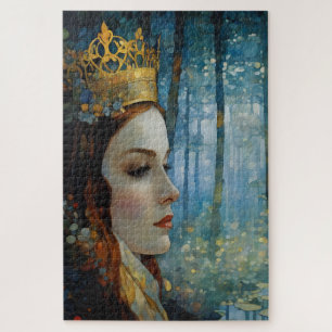 The Queen's Lost Heart Fairytale Portrait Jigsaw Puzzle