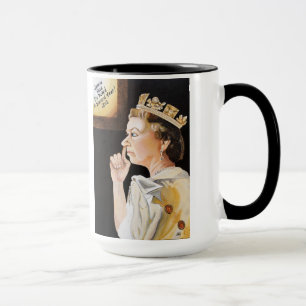 The Queen's 'picked a' Diamond Jubliee Mug