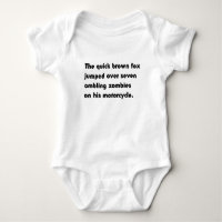 The Quick Brown Fox Jumped Over... Pangram T-Shirt