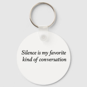 The Quiet Conversation Keychain