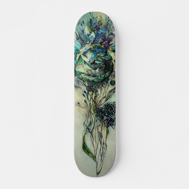 The Quiet Sleep Longboard Skateboard (Front)