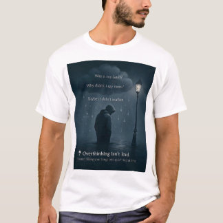 The Quiet Spiral – Realistic Overthinking Tee