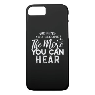 The Quieter You Become The More You Can Hear Black Case-Mate iPhone Case
