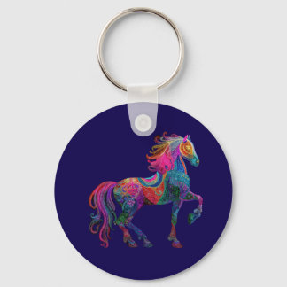 The Quilted Horse Keychain