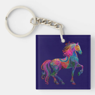 The Quilted Horse Keychain