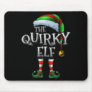 The Quirky Elf Shirt Matching Family Quirky Christ Mouse Pad