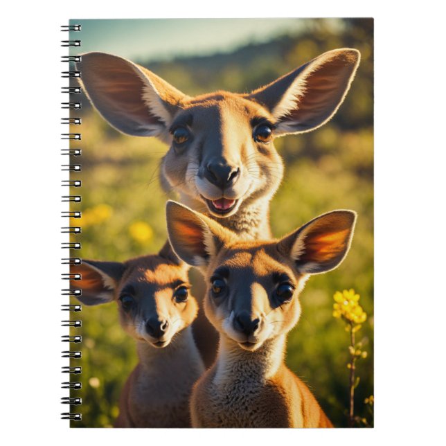 The Quirky Kangaroo Clan Notebook (Front)
