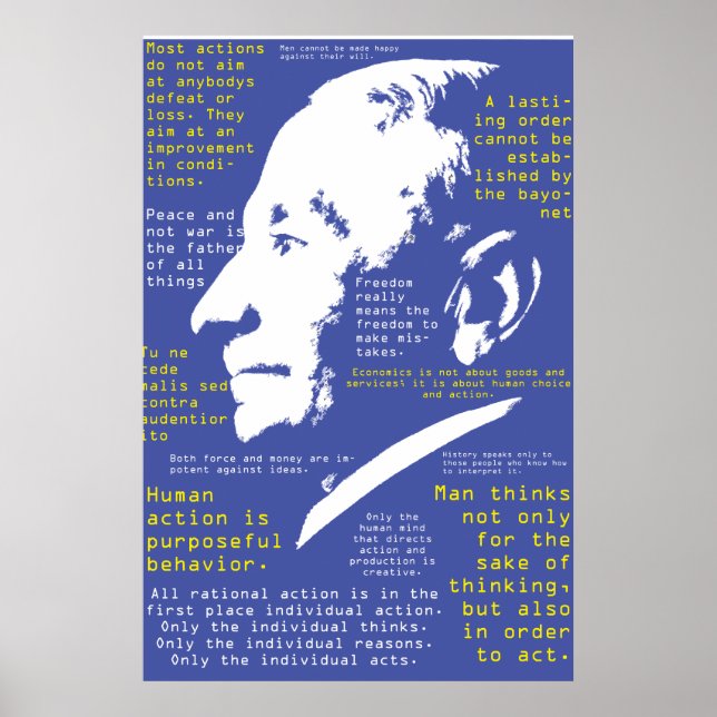 The Quotable Mises Poster (Front)