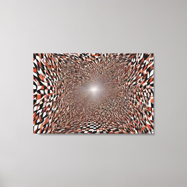 The rabbit hole canvas print (Front)