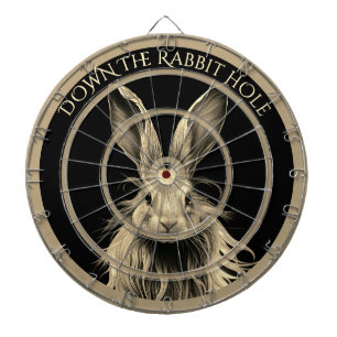 The Rabbit Hole Neat Rabbit  Dartboard