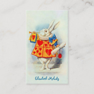 The Rabbit in Alice in Wonderland ~ Business Card