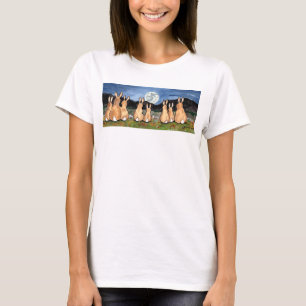 "The Rabbit in the Moon" Rabbit Family T-Shirt