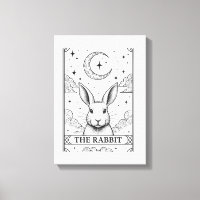 The Rabbit | Mystical Moon Tarot Card Illustration