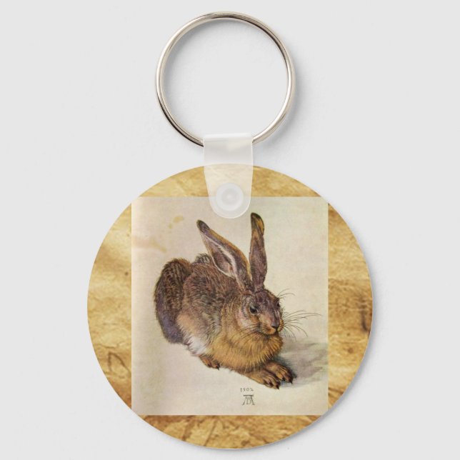 THE RABBIT ( Young Hare ) Keychain (Front)