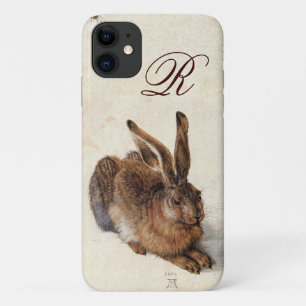 THE RABBIT ( Young Hare )  Monogram iPhone 11 Case