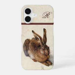 THE RABBIT ( Young Hare ) Monogram iPhone 16 Case