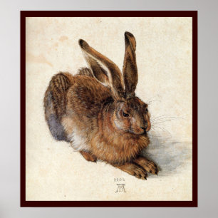 THE RABBIT ( Young Hare ) Poster