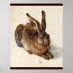 THE RABBIT ( Young Hare ) Poster