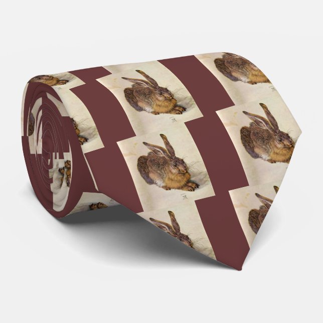THE RABBIT ( Young Hare ) Tie (Rolled)