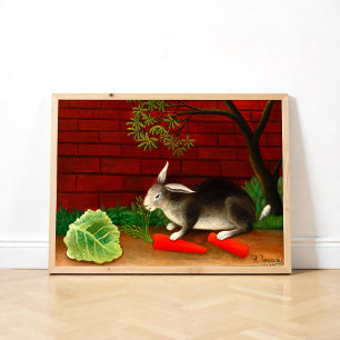 The Rabbit's Meal by Henri Rousseau Poster